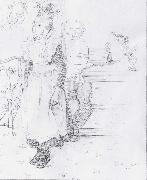 Carl Larsson The Enchanted Princess painting